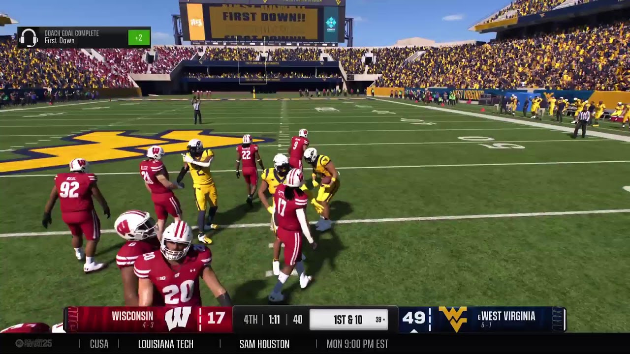WVU Coach Woods NCAA25