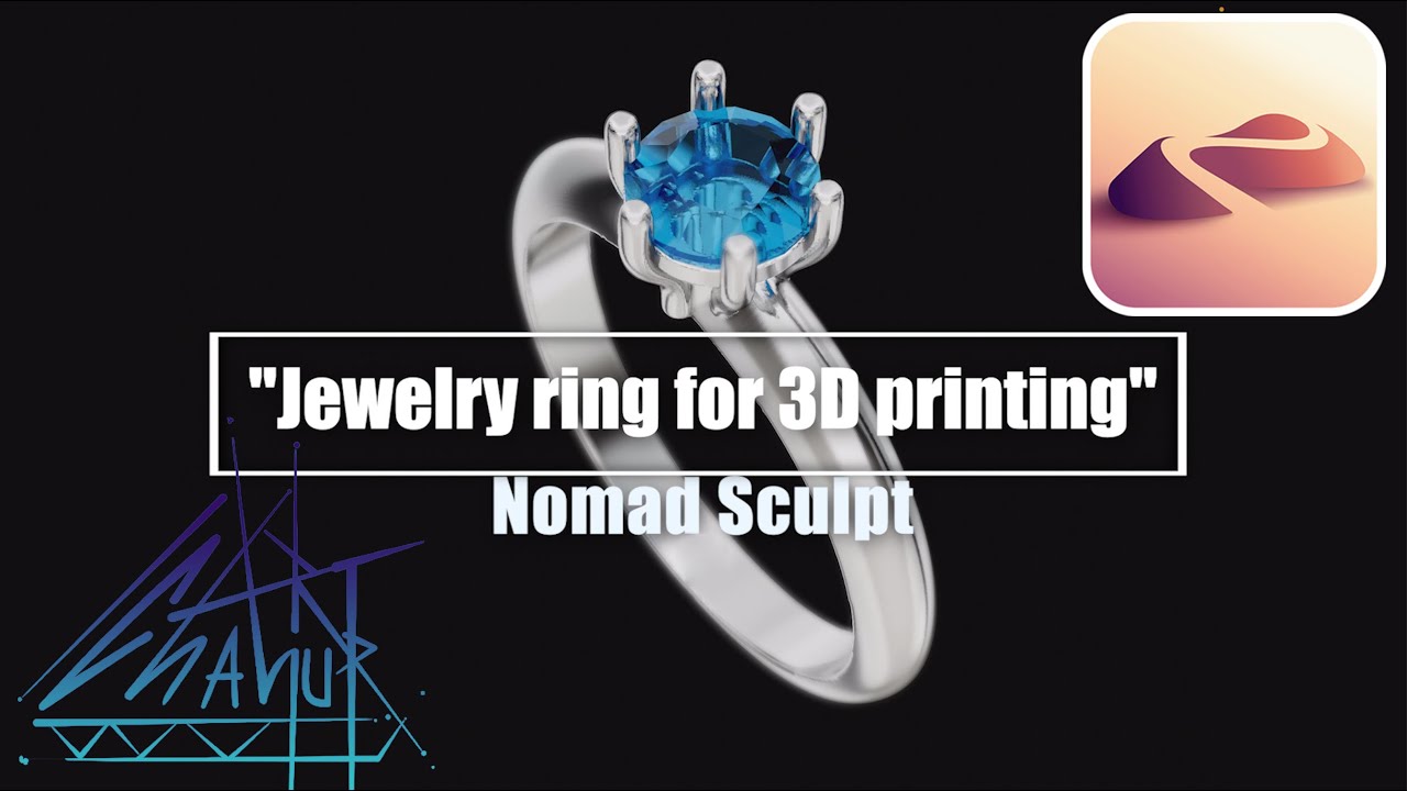 Кольцо Nomad Sculpt Jewelry для 3D-печати