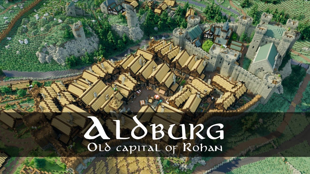 Aldburg, Old capital of Rohan | LOTR | Minecraft Cinematic