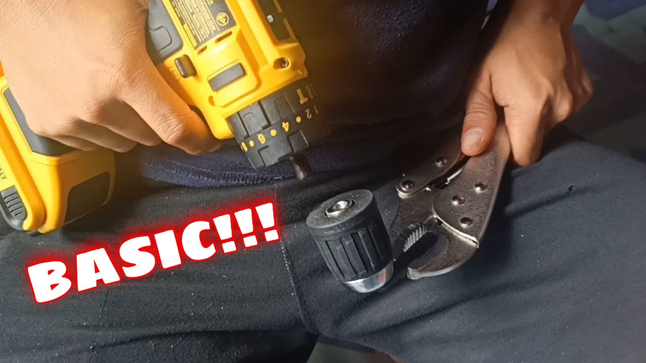 How to remove Drill Chuck in simple way (tagalog)