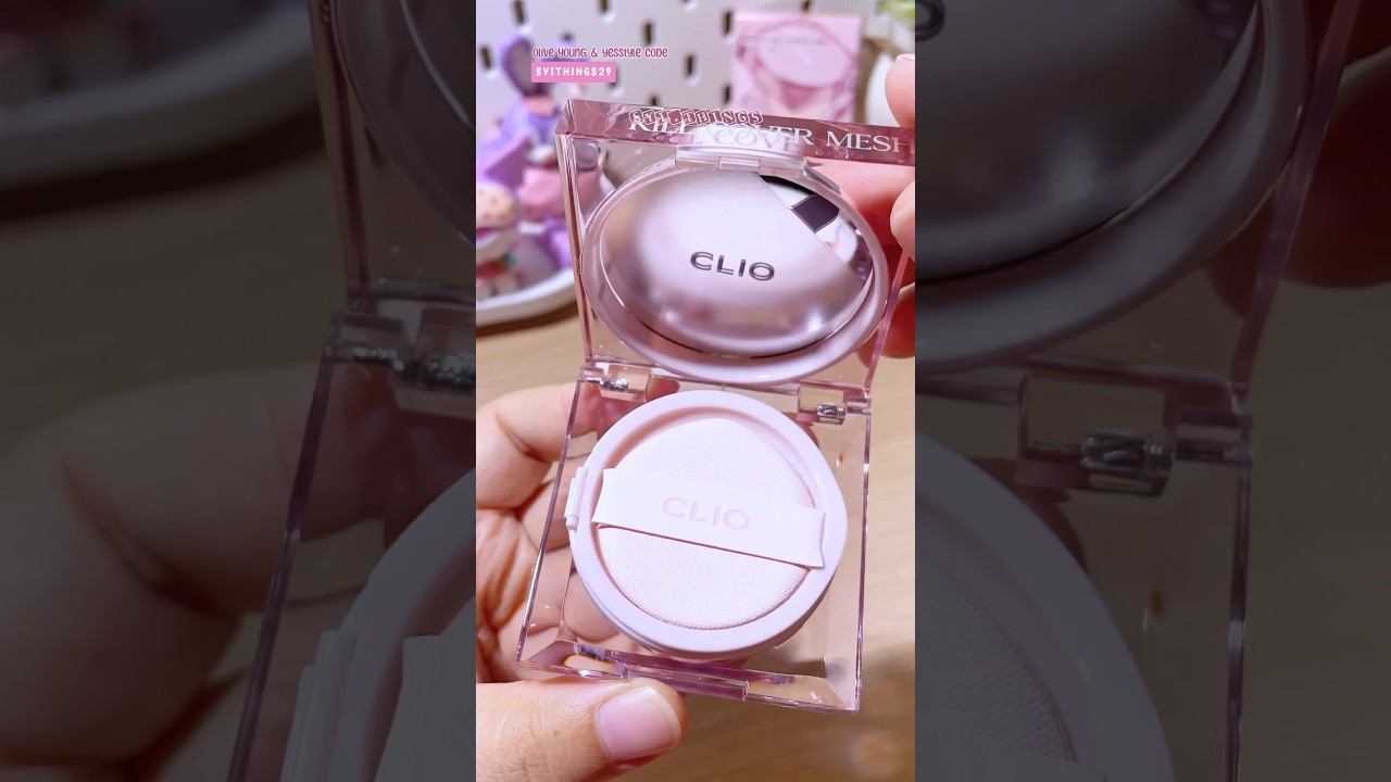 Clio Mesh Glow Cushion Mini - 04 Ginger 🎀 #fyp #clio #minicushion #makeup #kbeauty #explore #follow