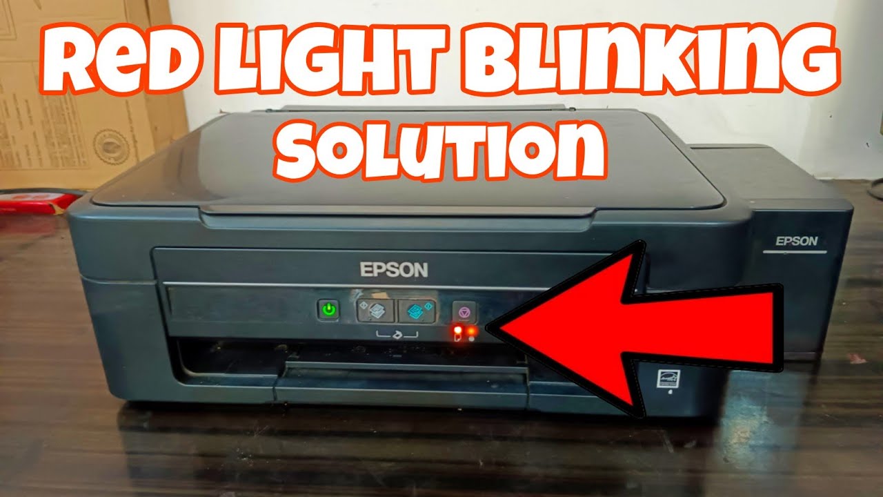 epson l380 Printer Red light blinking Problem Solution ||Epson Scanner jam problem kese thik kare