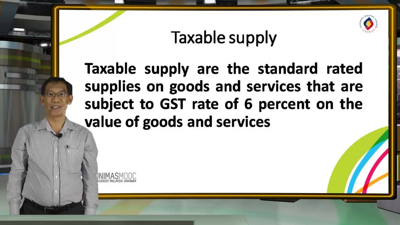 LU2: Taxable Supply and Taxable Person (Introduction)