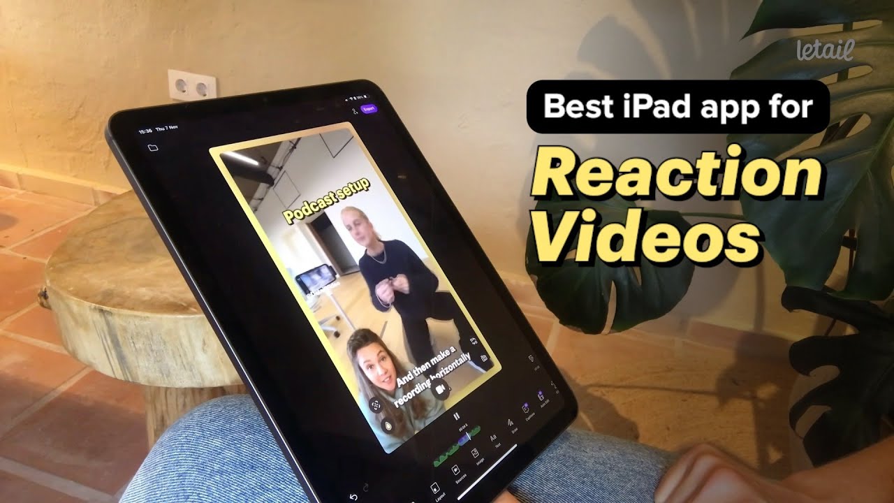 Best iPad app for creating reaction videos (no editing)