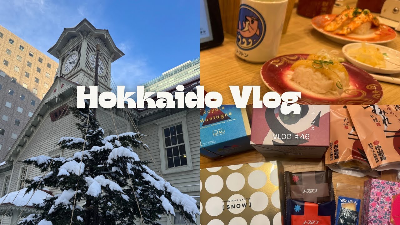 Hokkaido vlog⛄️ 冬の北海道を楽しむ🍣札幌観光５泊６日の旅🕰