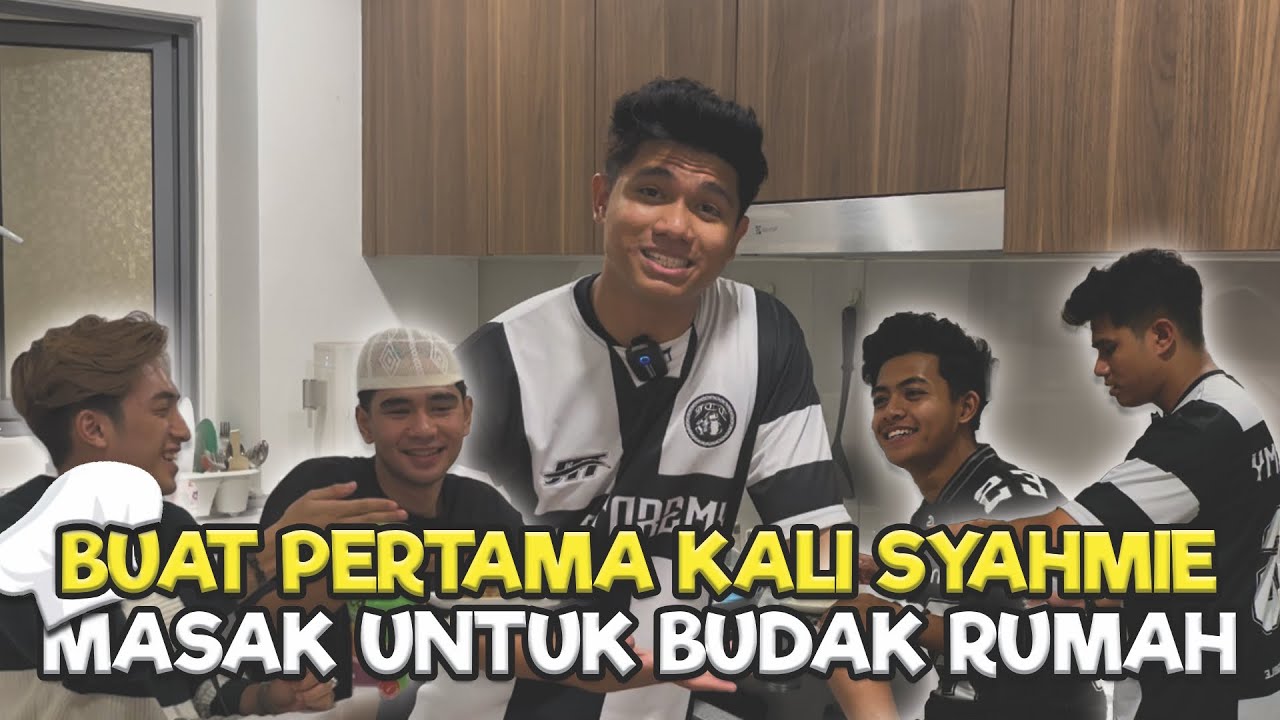 SYAHMIE MASAK LAUK PALING SUSAH ATAS MUKA BUMI??? SYAHMIE RAJA MEMASAK AI TEAM!!!