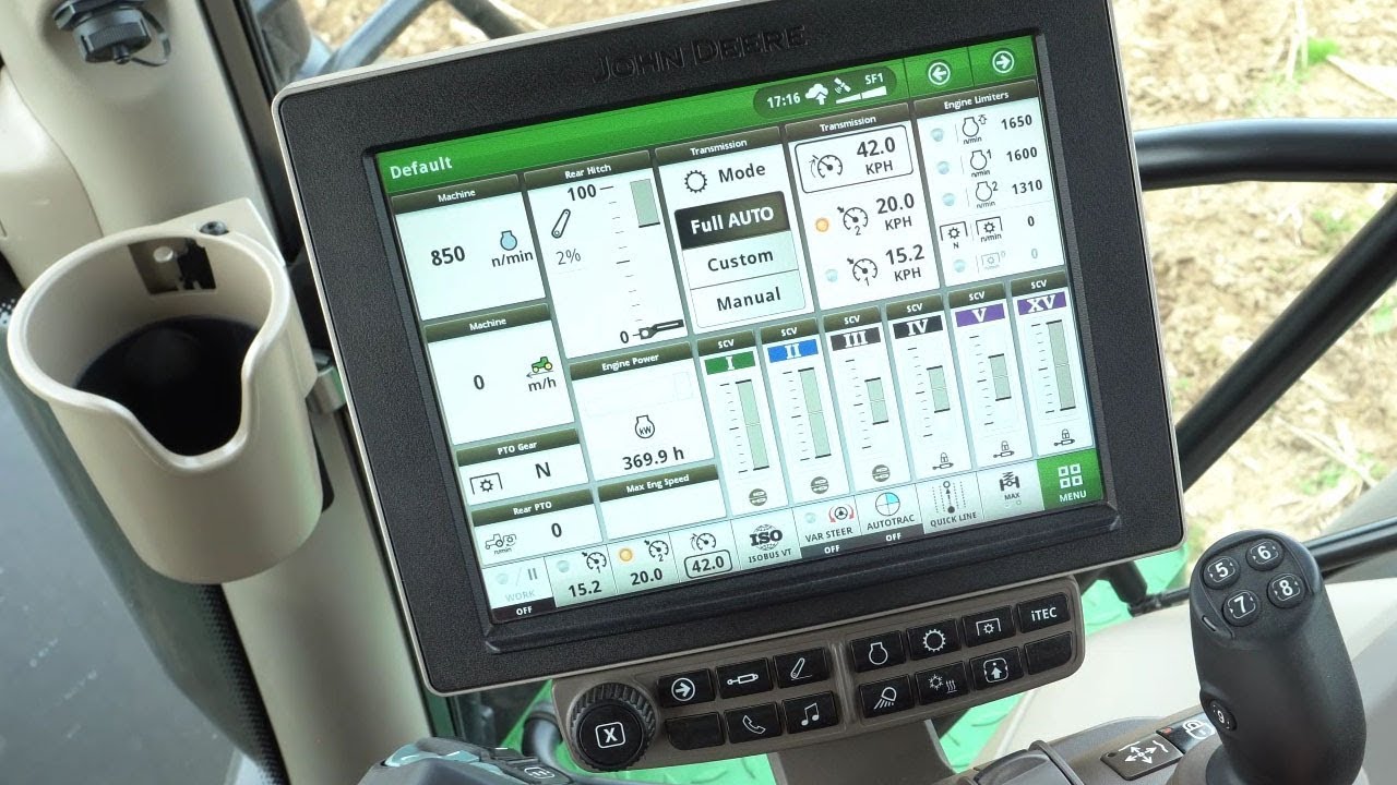 John Deere - CommandPRO - mode automatique et personnalisé