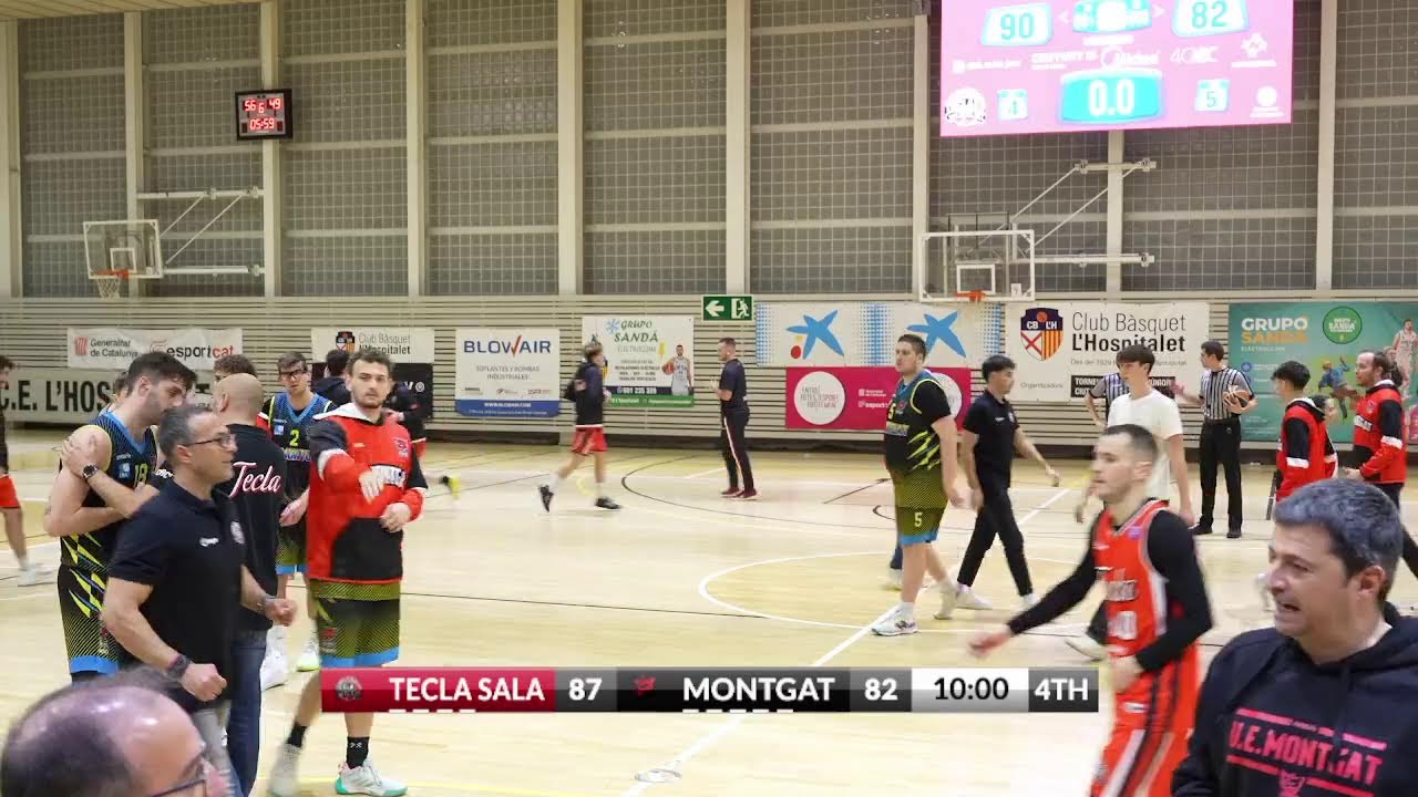 Sandá Electroclima BC Tecla Sala - U.E. Montgat A. Jornada 12 de la Super Copa Catalana