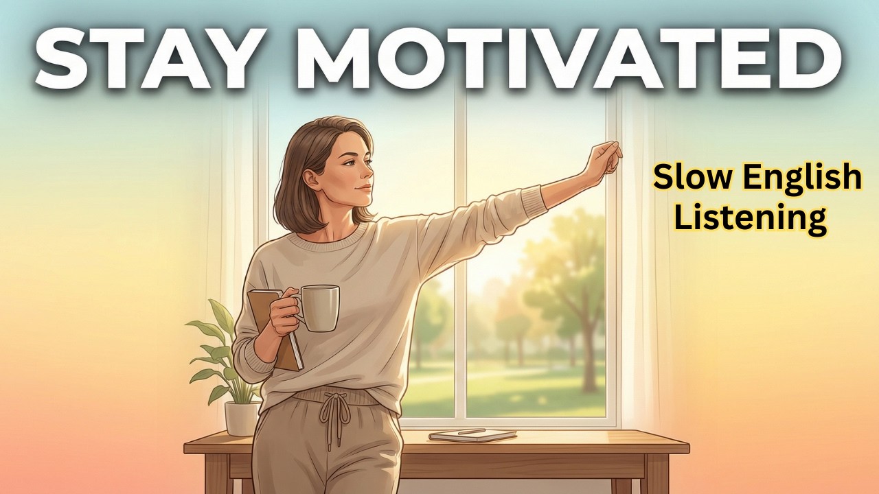 How to Stay Motivated Every Day | Learn English Through Motivation | English Listening Practice