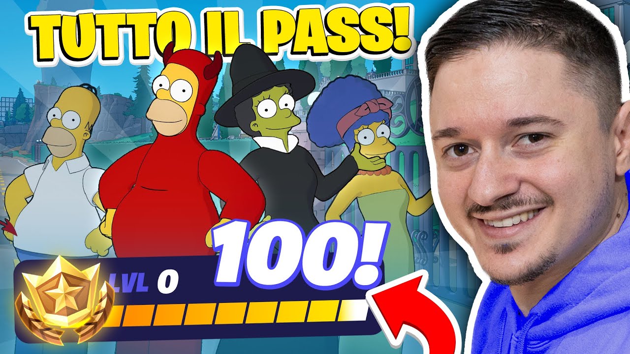TUTTO IL PASS BATTAGLIA SIMPSONS RISCATTATO - LIVELLO 100 ARRIVO