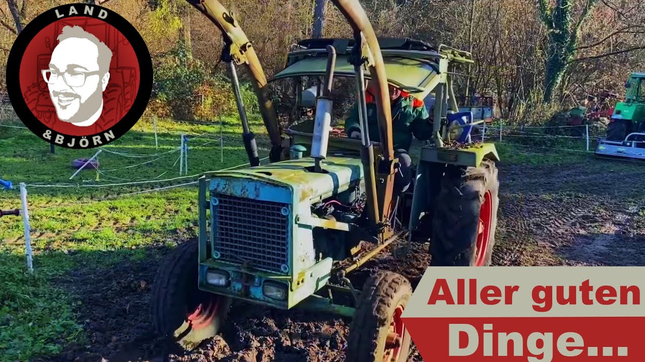 Letzter Startversuch! - Hanomag Granit 501-S Bergung aus dem Gebüsch