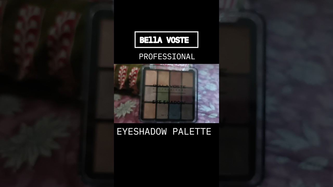 🤩Bella Voste's Budget-Friendly Pigmented Eyeshadows - First Impressions That Wow!