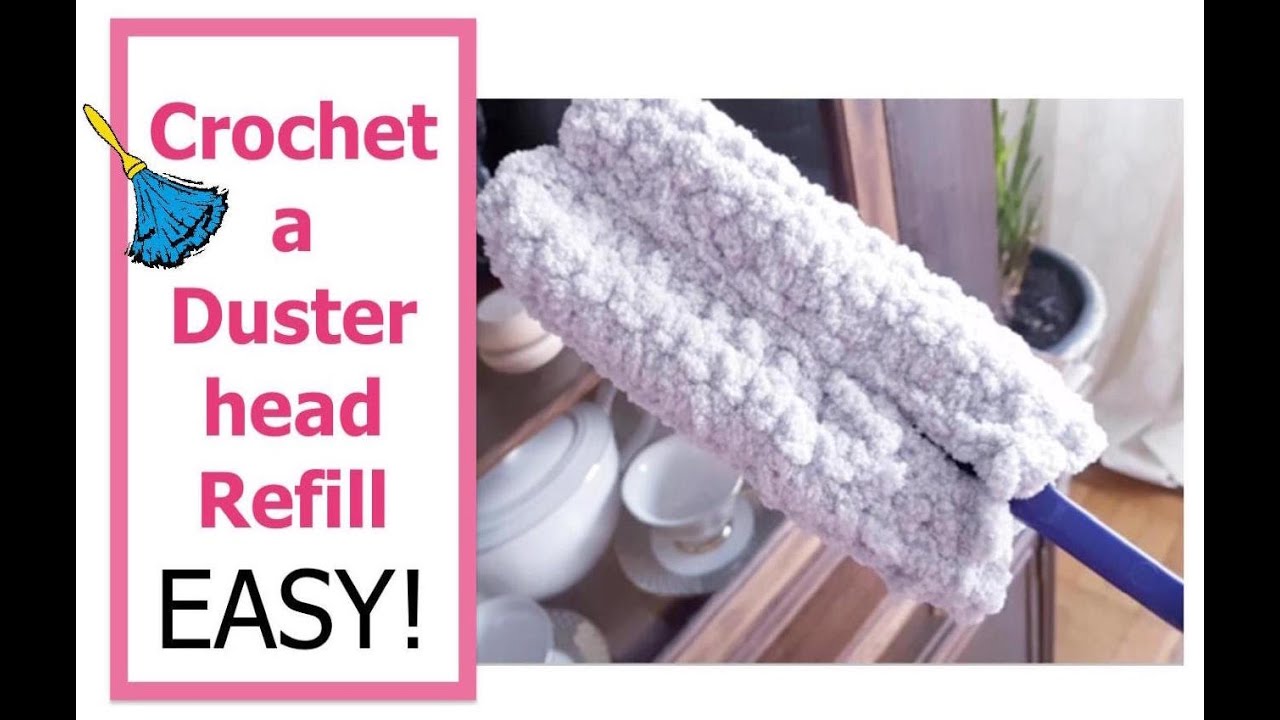 EASY CROCHET!  Duster Head Refill  //  SS#142