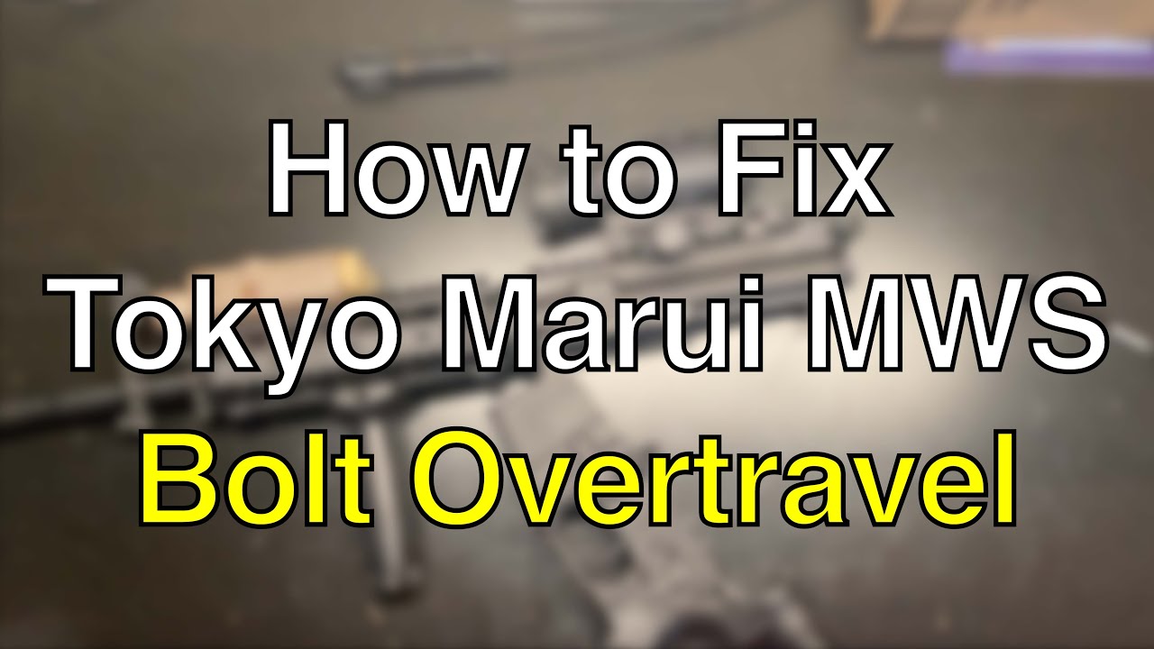 How to Fix Bolt Overtravel | Airsoft Tokyo Marui MWS M4A1