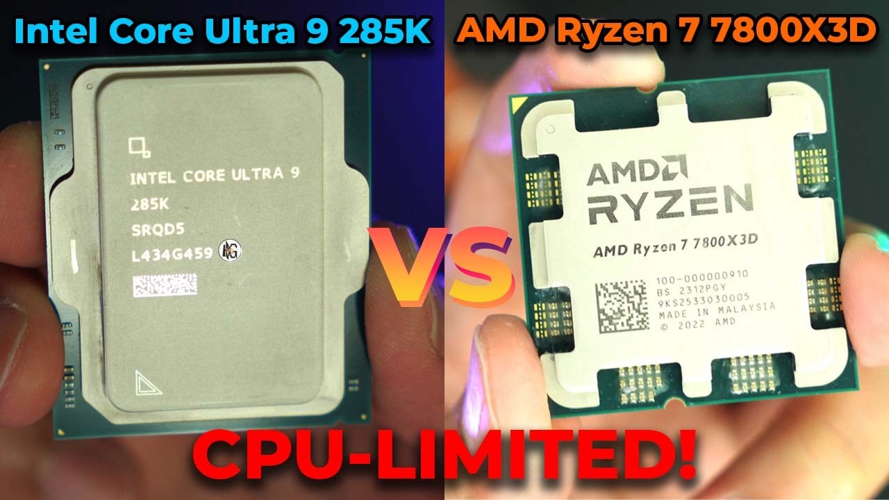 Intel Core Ultra 9 285K vs AMD Ryzen 7 7800X3D - Can Intel Keep Up?