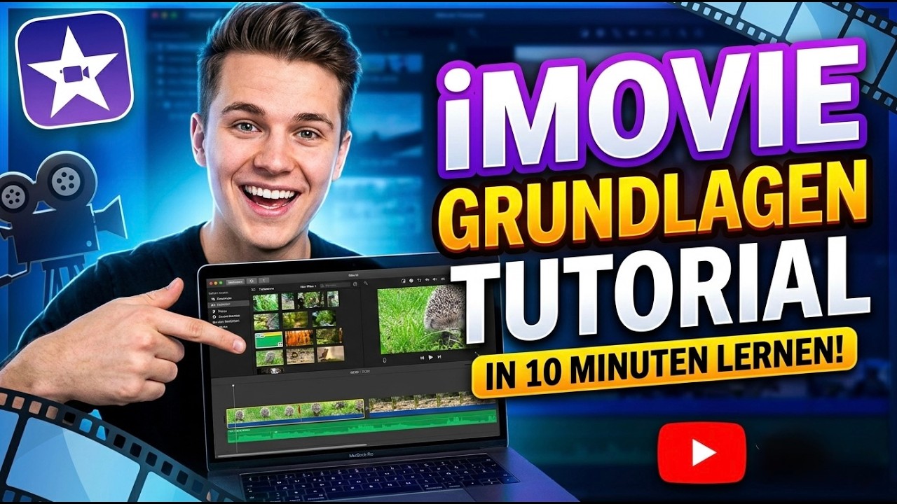 iMovie Tutorial 2026: Videos schneiden in 10 MINUTEN! (Anf&auml;nger Guide) deutsch