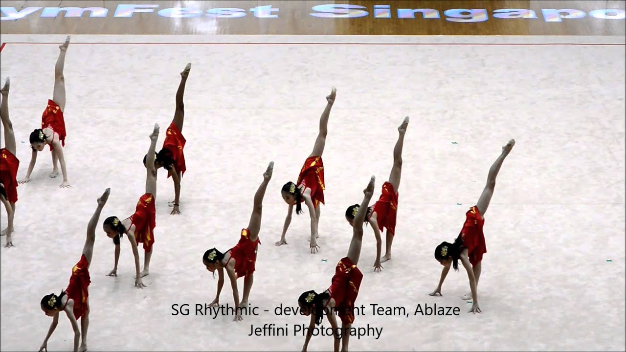 GymFest Singapore 2015  SG Rhythmic   development Team, Ablaze by Jeffini Photography