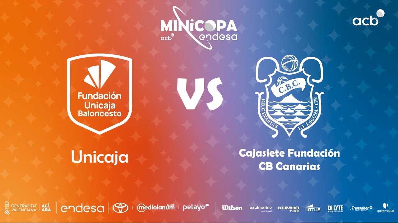 🔴 DIRECTO: Unicaja - Cajasiete Fundaci&oacute;n CB Canarias | Primera Fase Minicopa Endesa Valencia 2025