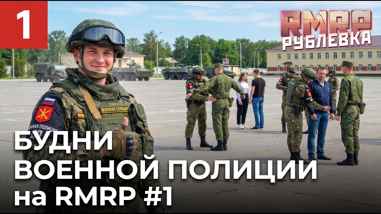 ЧЕМ ЗАНИМАЕТСЯ ВОЕННАЯ ПОЛИЦИЯ? - Будни Военной Полиции на RMRP Рублевка #1