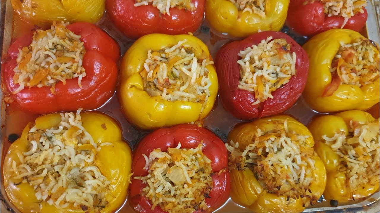 Ardei umpluți/Фаршированные перeц
