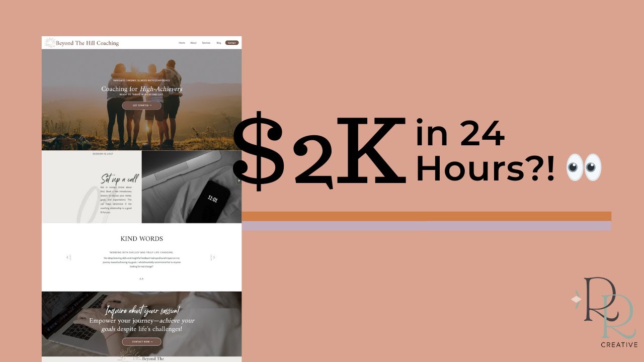 Designing a Custom Showit Website in JUST ONE Day! 🚀 Behind-the-Scenes of My Web Design Process
