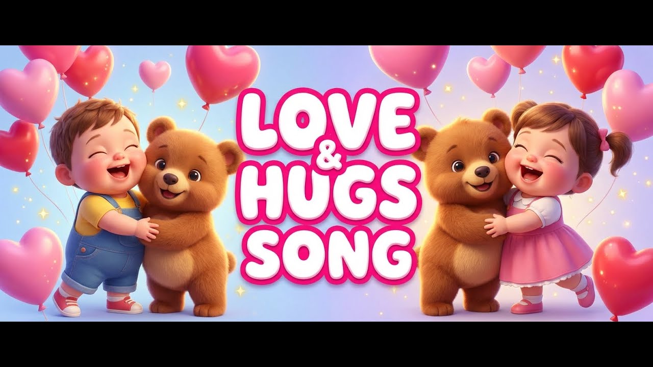 Love & Hugs Song ❤️ Valentine’s Day Song for Toddlers | Kids Learning & Fun