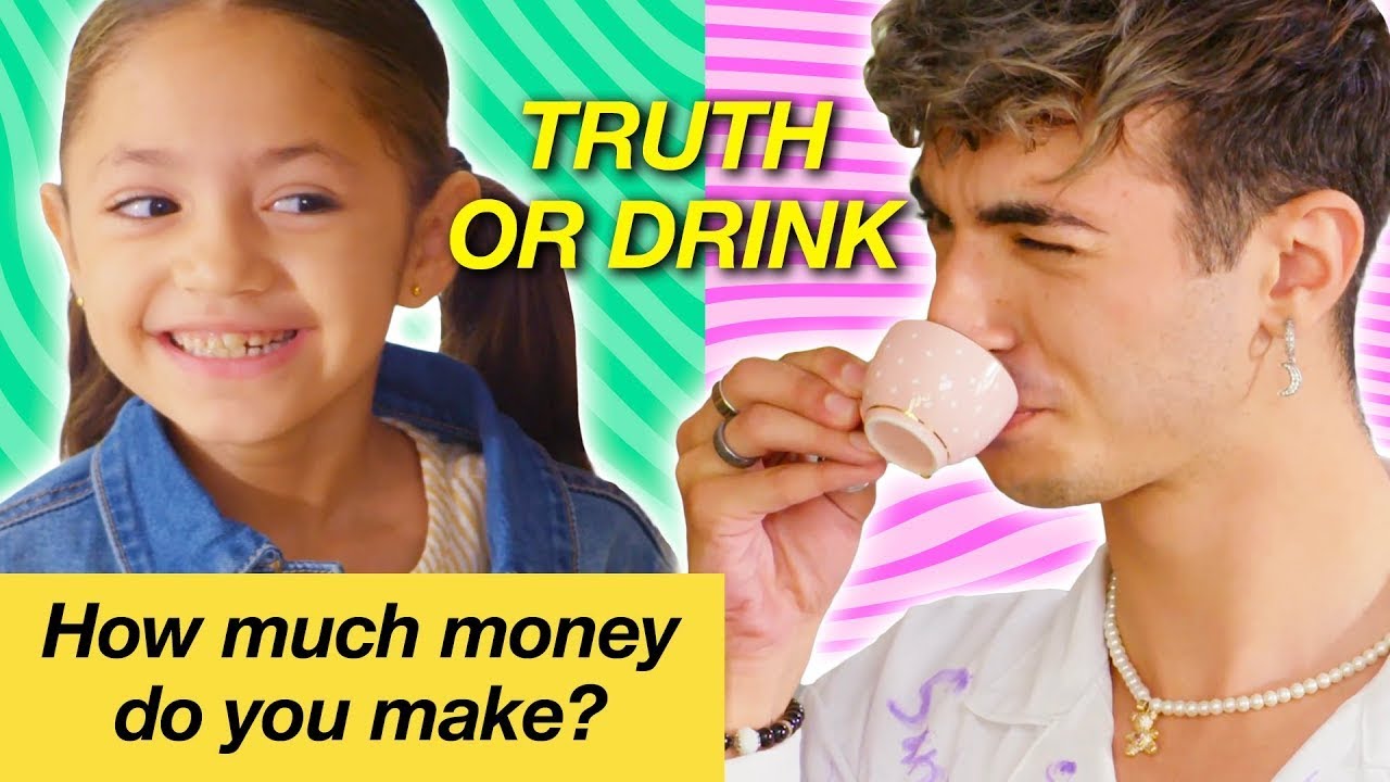 Kids Ask Intrusive AF Questions in Truth or Drink