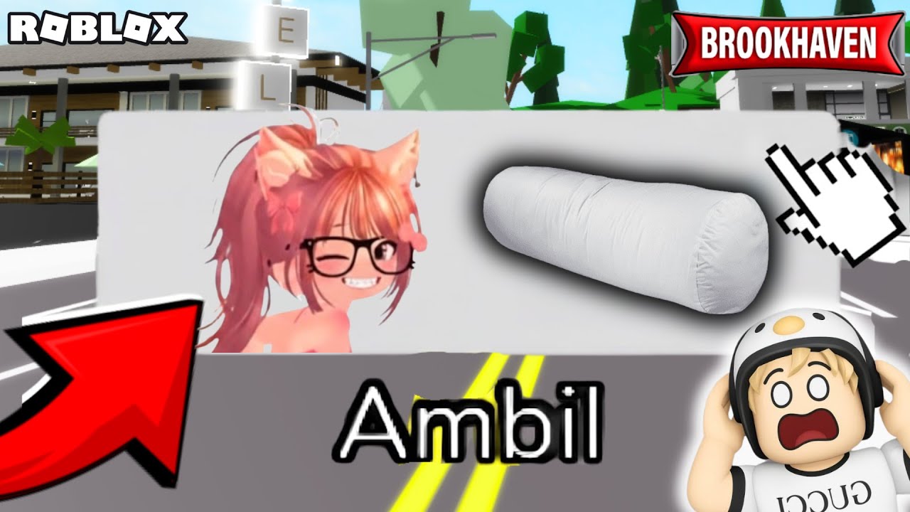 ✨AKU NYAMAR JADI GULING SUS DI KAMAR BROOKHAVEN 😱 #roblox #brookhaven