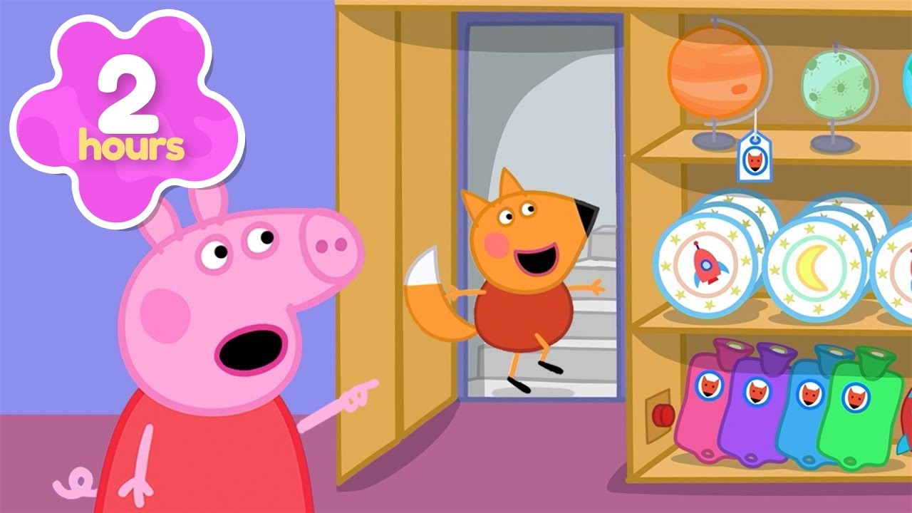 Peppa Finds a SECRET Door 🚪 Freddy Fox Climbs MYSTERY Stairs 😮 Peppa Pig Official Episodes | 2 Hours
