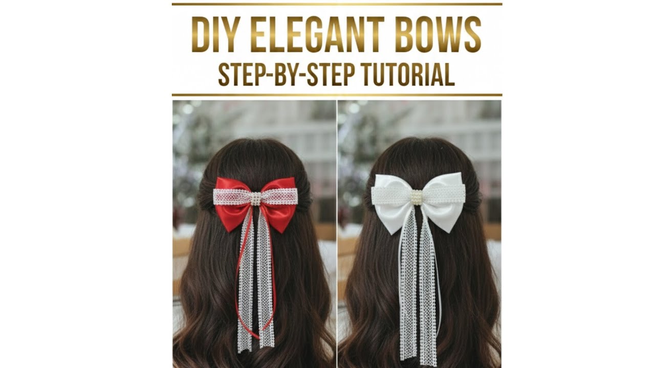 DIY Pintresty Korean Hair Bow💗