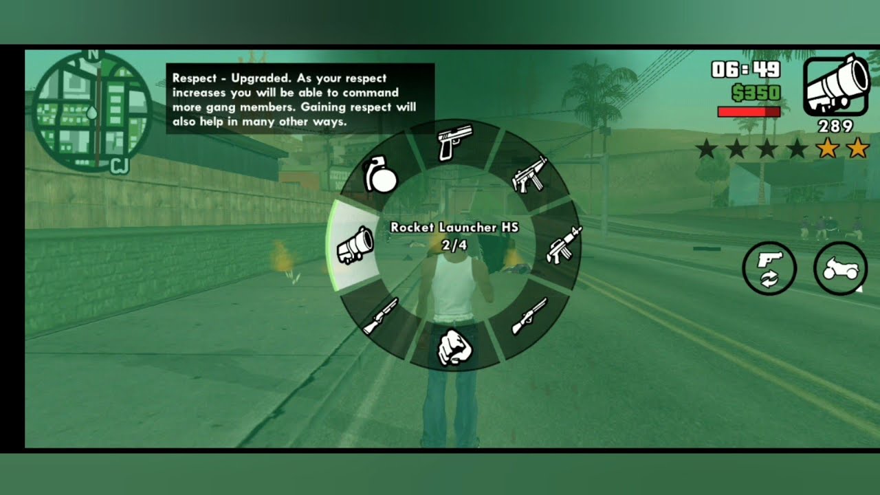 Definitive Edition Weapon wheel and Radio wheel for GTA SA Android