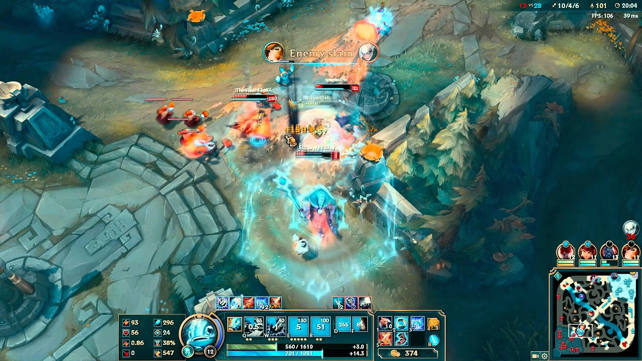 A perfect timing - 2 vs. 4 fight