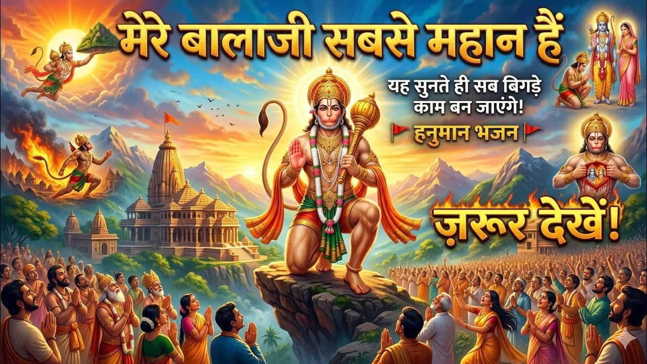 मेरे बालाजी सबसे महान हैं | Mere Balaji Sabse Mahan Hain | New Hanuman Bhajan 2026