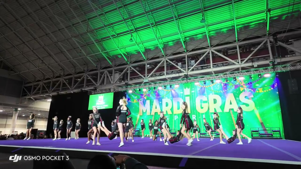 Mardi-Gras 2024 Brandon All Stars -FROST #BrandonAllStars #Frost #MardiGras2024 #NewOrleans #Cheer
