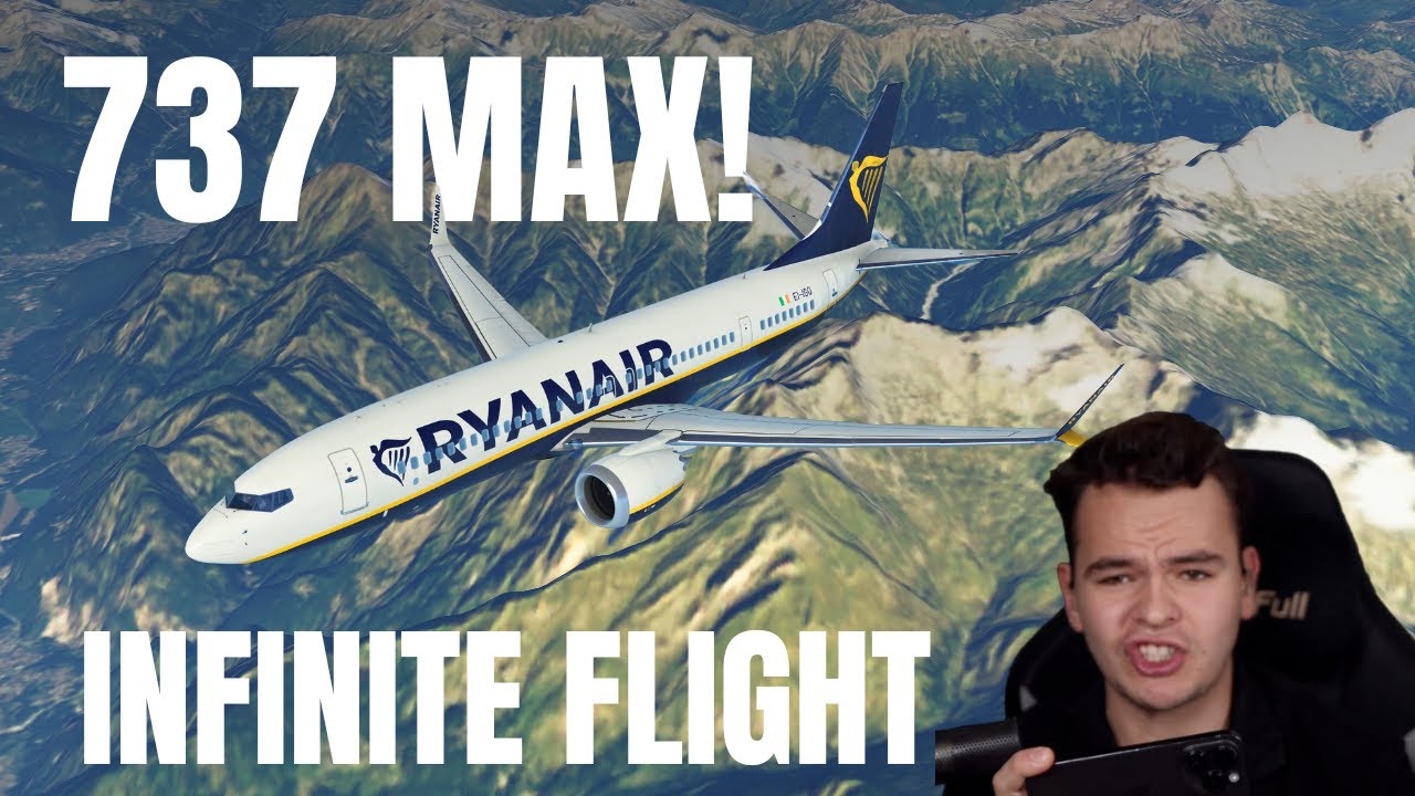 Flying The New 737 MAX IN Infinite Flight