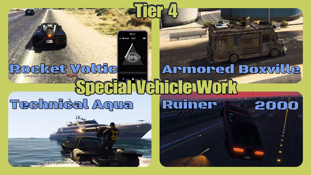 Special Vehicle Work (part 2) - Import/Export Tier 4 Career Progress - GTA V Online