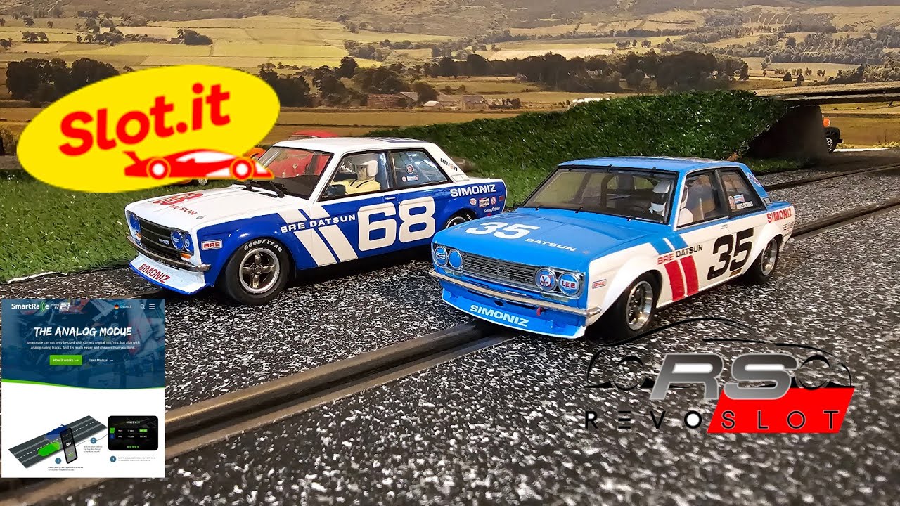 Slot.it vs Revoslot Datsun 510's Non Magnet 👍😎🏁