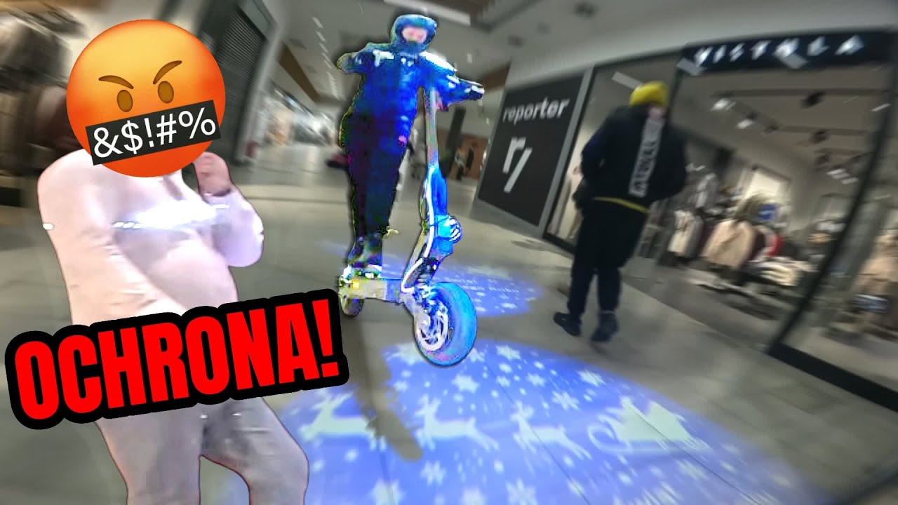 Jazda po GALERII | Przypał z OCHRONĄ❗❗