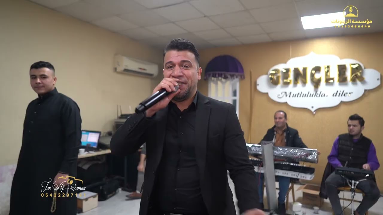 افراح أهالي الحاضر حفل خطوبة العريس يوسف محمد العمرالفنان خالد الجبوري ج 2