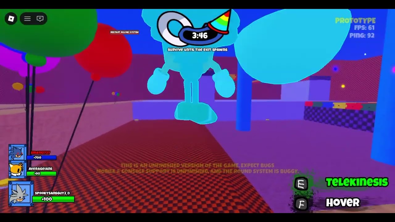 Tester characters and guides in sunky.mpeg the evil!