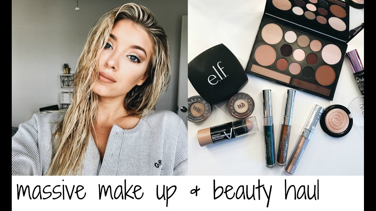 MASSIVE MAKE UP & BEAUTY HAUL | Keaton Milburn