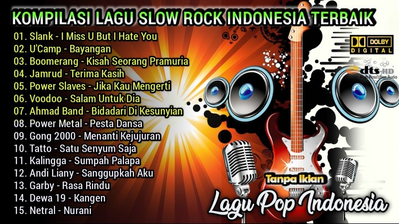 Kumpulan Lagu Slow Rock Indonesia 90-2000'an Terbaik | Lagu Pop Indonesia 2000'an | Slank,Dewa 19