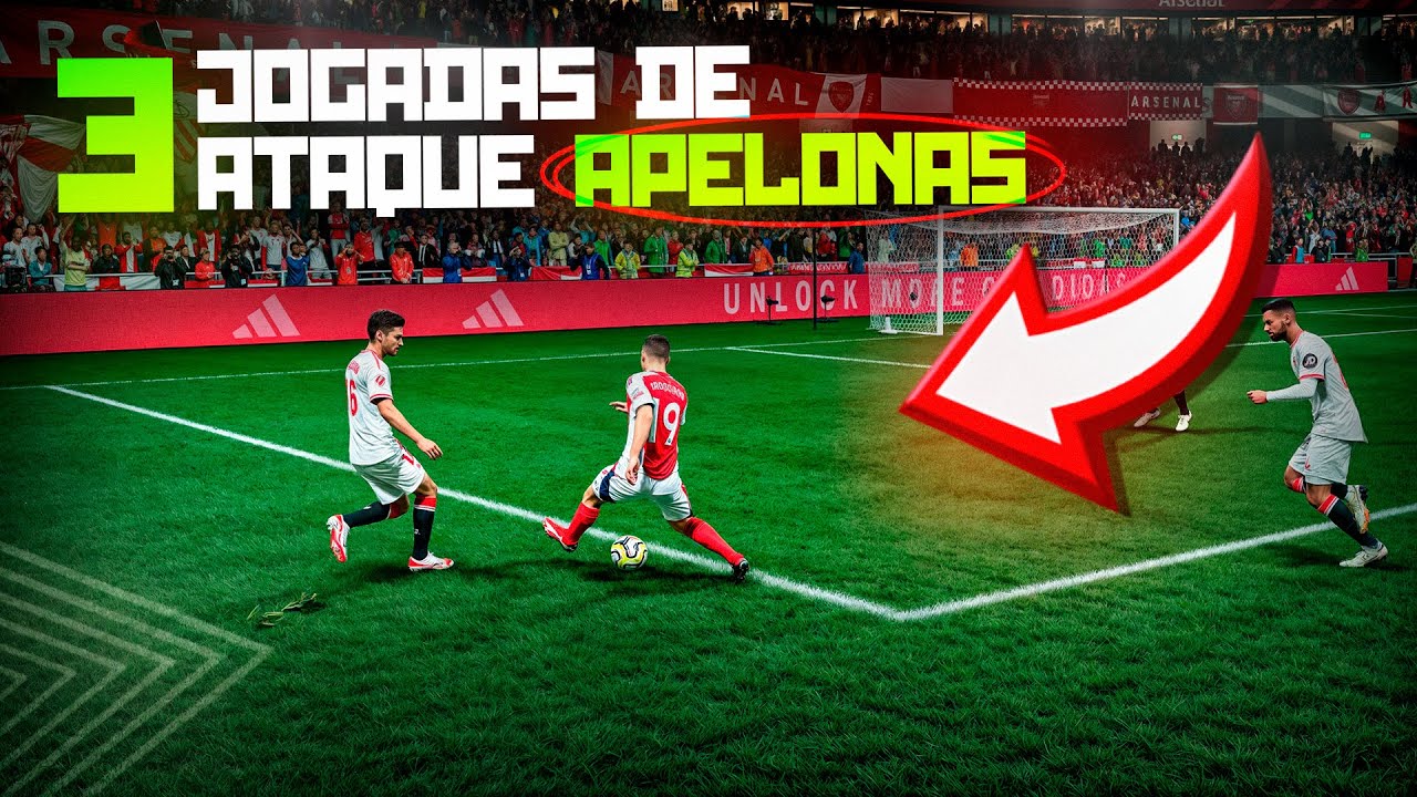 3 JOGADAS DE ATAQUE APELONAS no EA FC 25 🔥