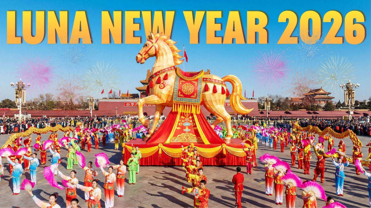 Beijing Chinese New Year Parade 2026 🏮 | Tiananmen Square Street Celebration