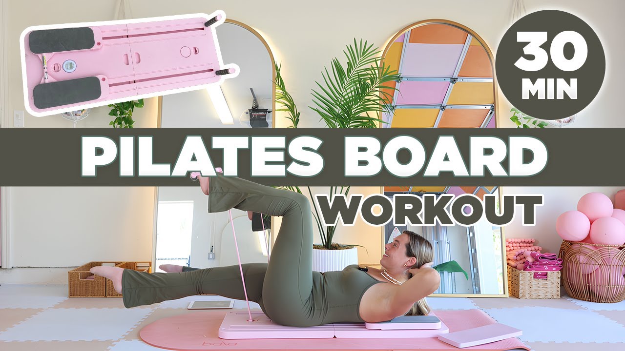 30 MINUTE PILATES BOARD WORKOUT | ARMS & ABS