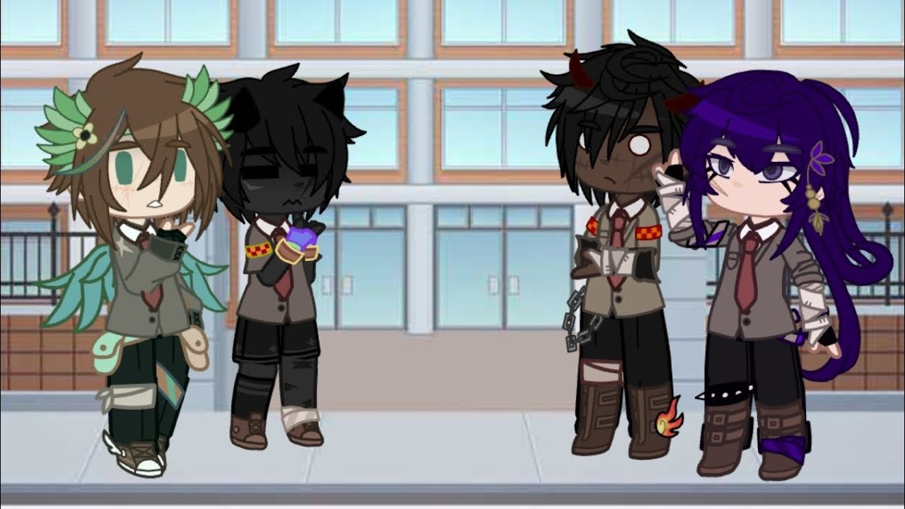 UU protags go to school! PART 1!!!