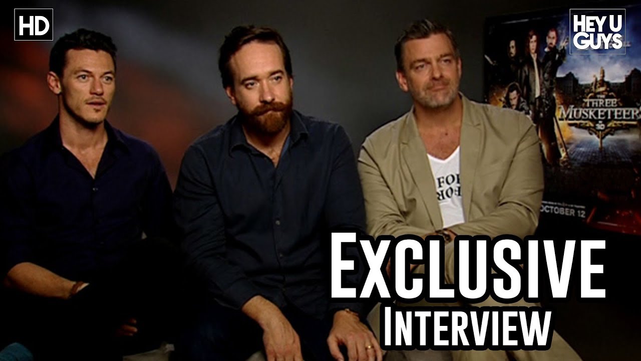 Matthew MacFadyen, Ray Stevenson & Luke Evans - The Three Musketeers Exclusive Interview