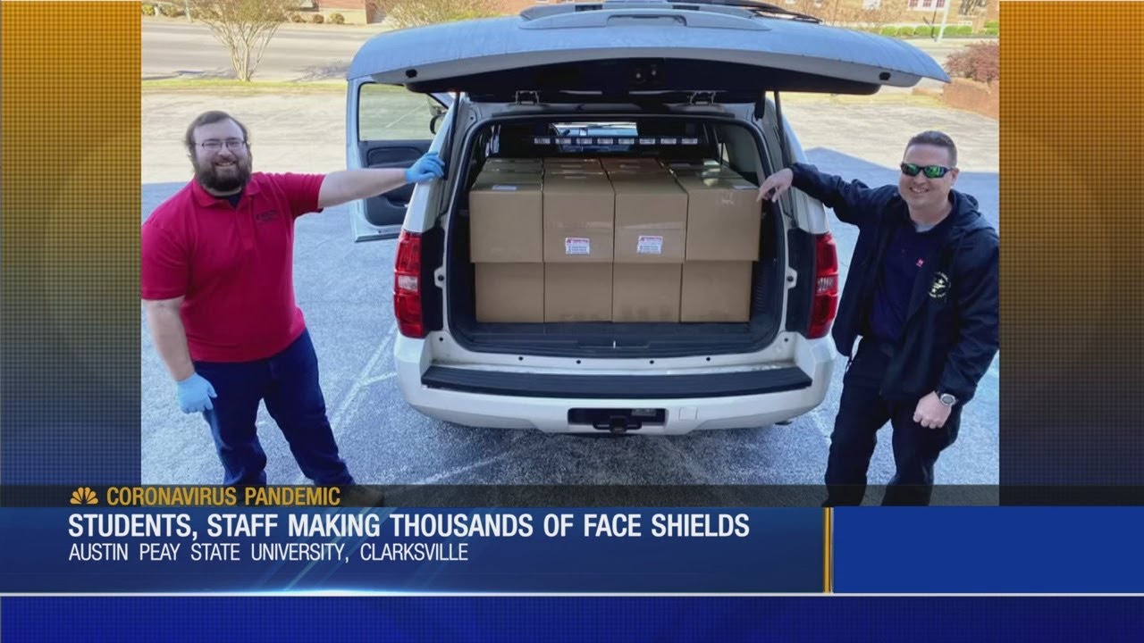 Students, Staff Make Thousands Of Face Shields