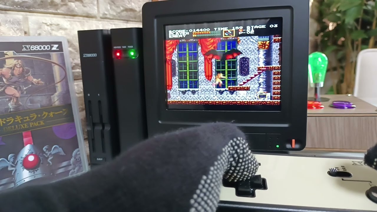 X68000Z悪魔城ドラキュラ（Castlevania）,クォース（QUARTH）unboxing and test play video.　KONAMI