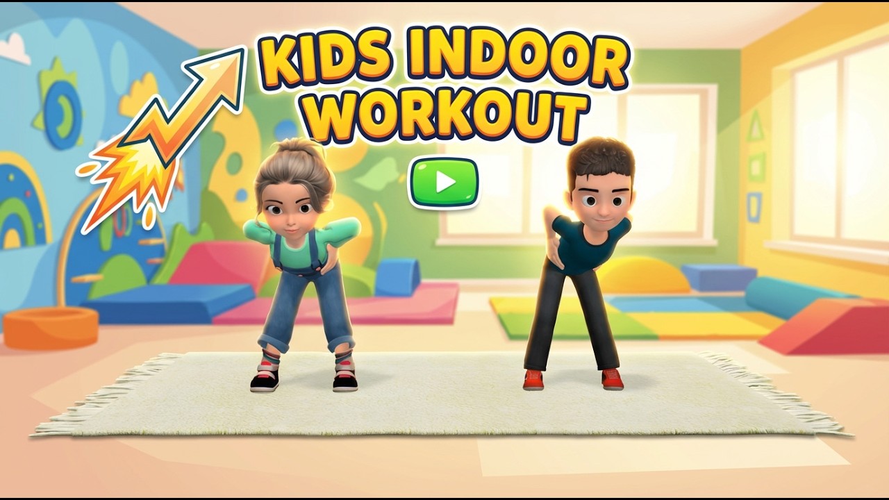 Kids Indoor Workout: 20 Min Fun Home Exercise